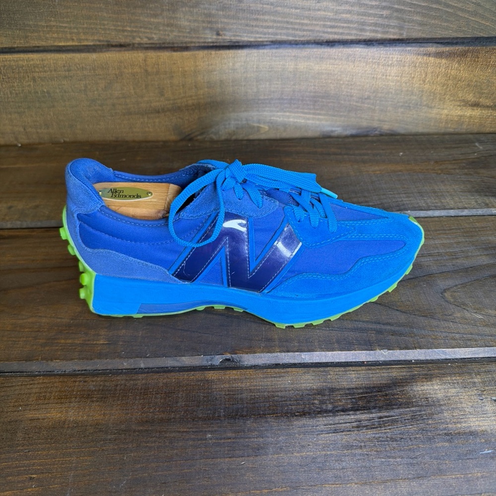 New Balance 327 Jolly Rancher Blue Raspberry Sneakers Athletic Shoes Men Sz 9.5